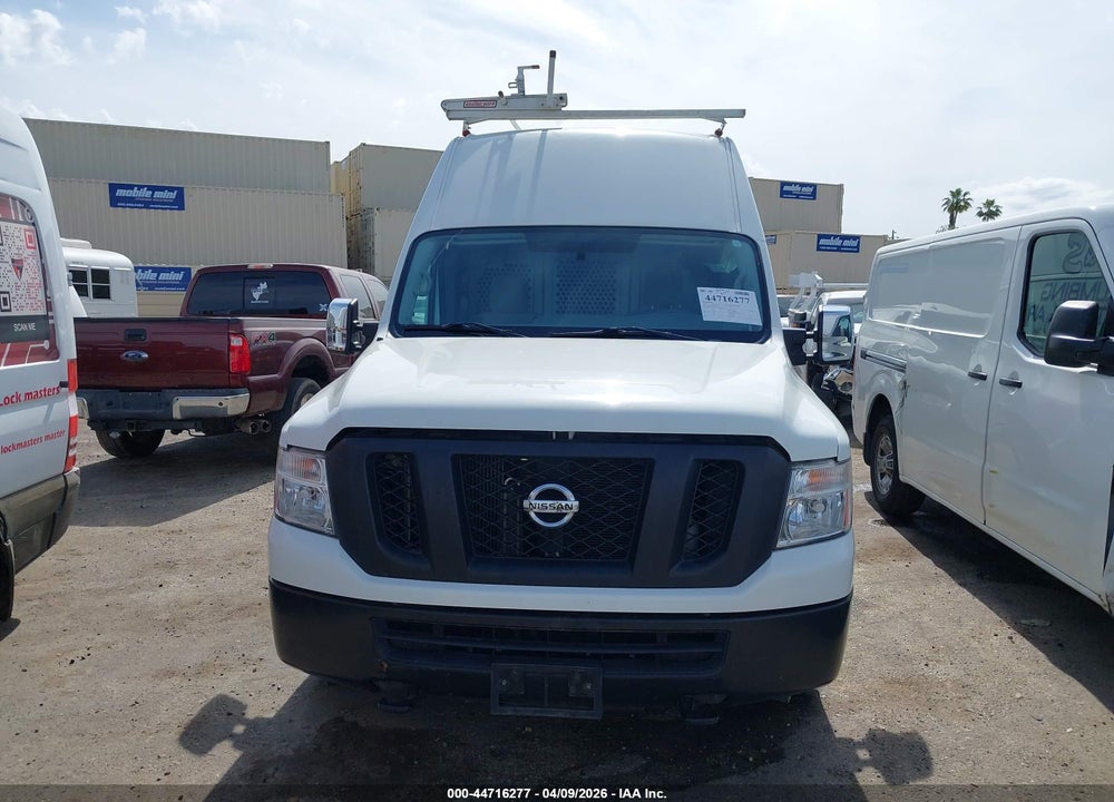 2021 NISSAN NV CARGO NV2500 HD SV HIGH ROOF V8 VIN: 1N6AF0LY9MN811208