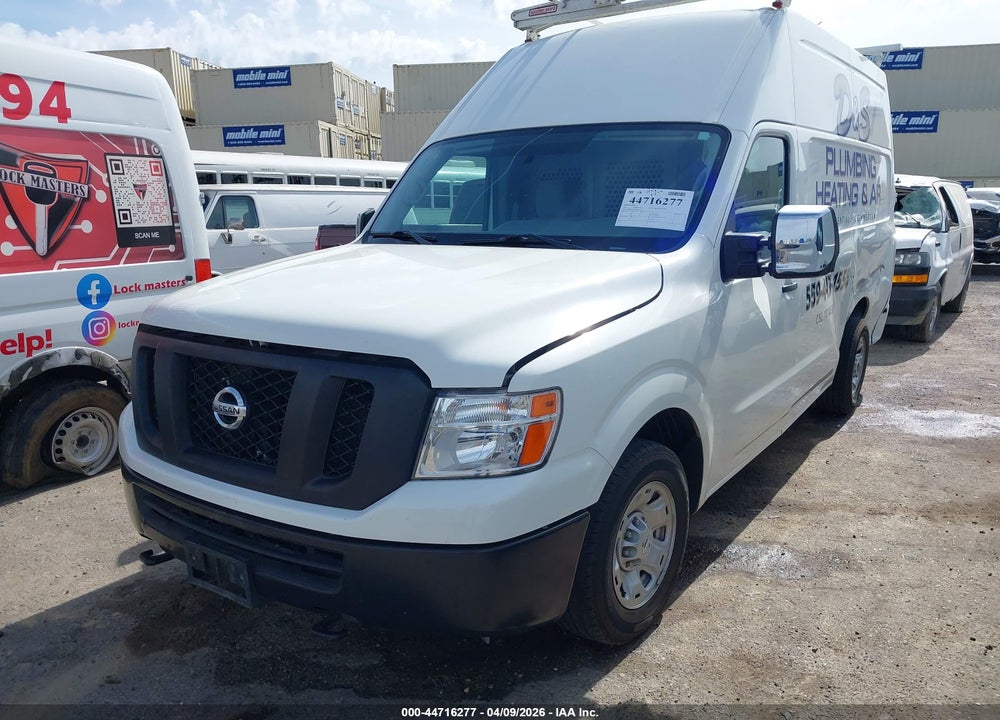 2021 NISSAN NV CARGO NV2500 HD SV HIGH ROOF V8 VIN: 1N6AF0LY9MN811208