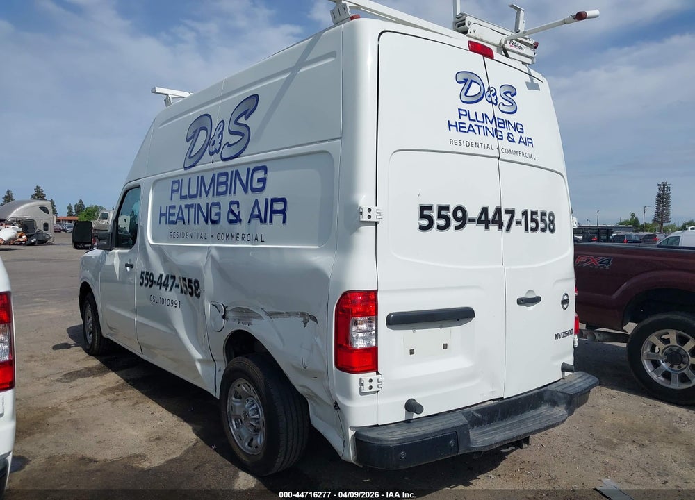 2021 NISSAN NV CARGO NV2500 HD SV HIGH ROOF V8 VIN: 1N6AF0LY9MN811208