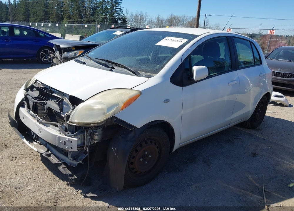 2009 TOYOTA YARIS VIN: JTDKT903095237246