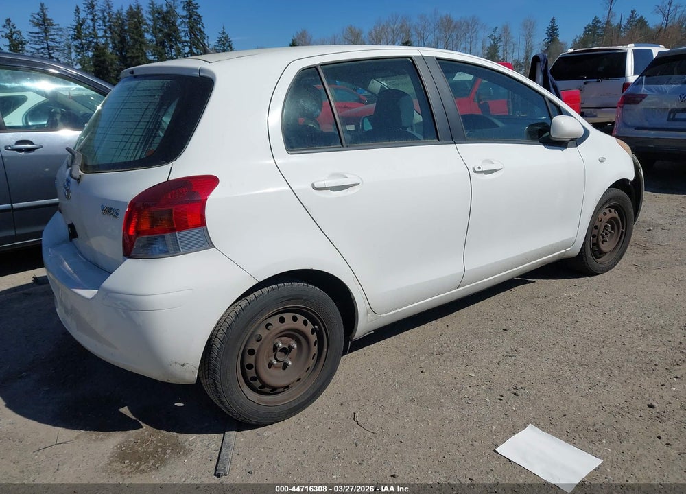 2009 TOYOTA YARIS VIN: JTDKT903095237246
