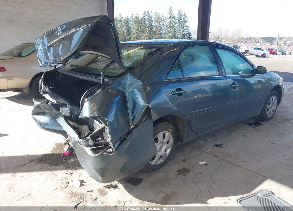 2002 TOYOTA CAMRY LE VIN: 4T1BE32K02U592002