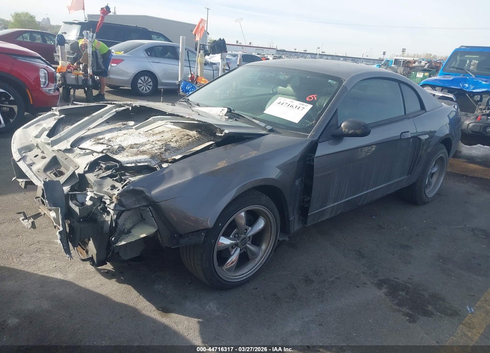 2003 FORD MUSTANG GT VIN: 1FAFP42X83F375536