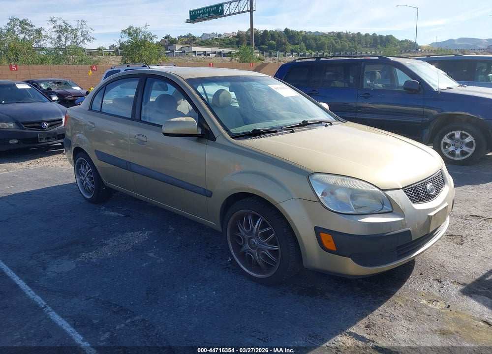 2009 KIA RIO LX VIN: KNADE223496440736