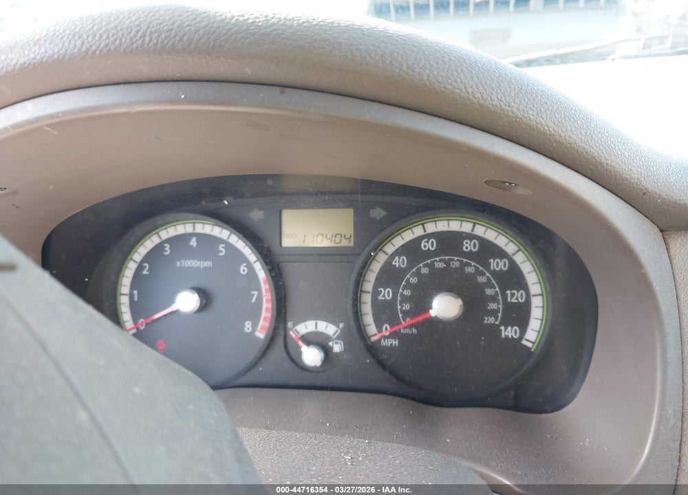 2009 KIA RIO LX VIN: KNADE223496440736