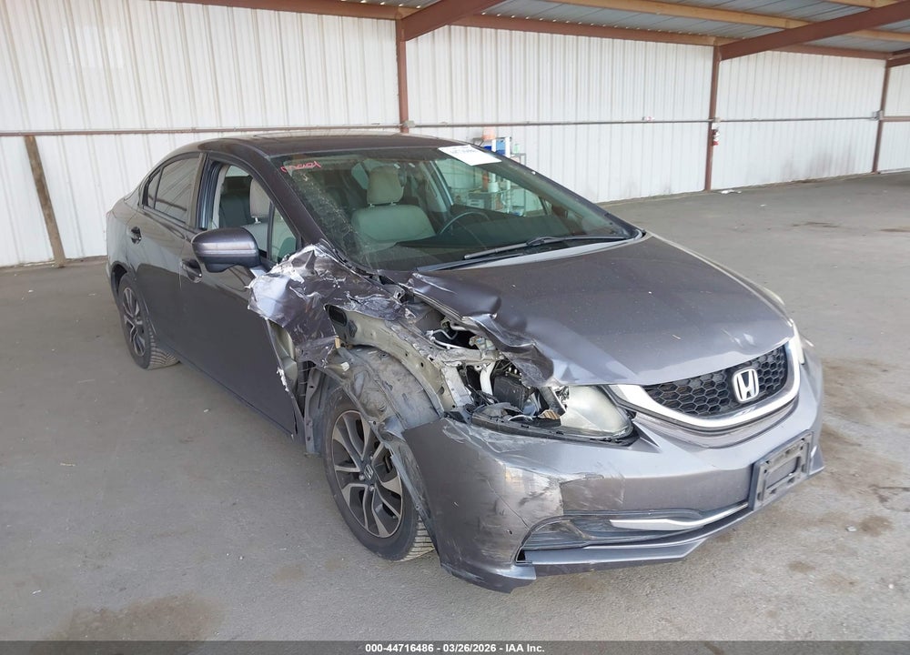 2014 HONDA CIVIC EX VIN: 19XFB2F85EE251477