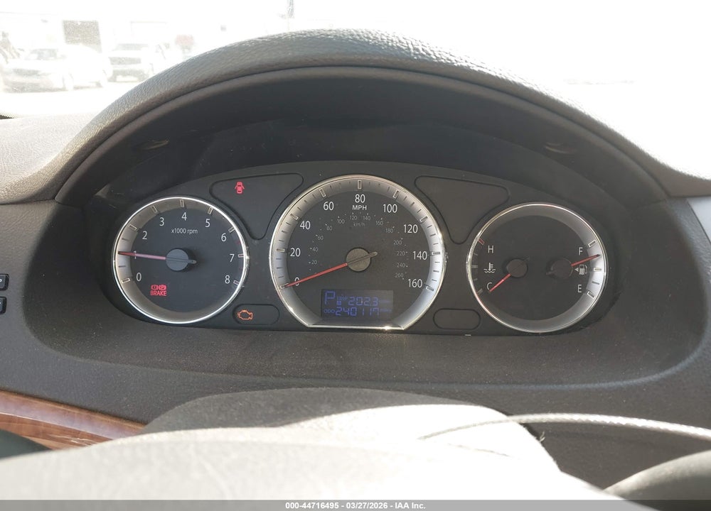 2009 HYUNDAI SONATA GLS VIN: 5NPET46C79H434437