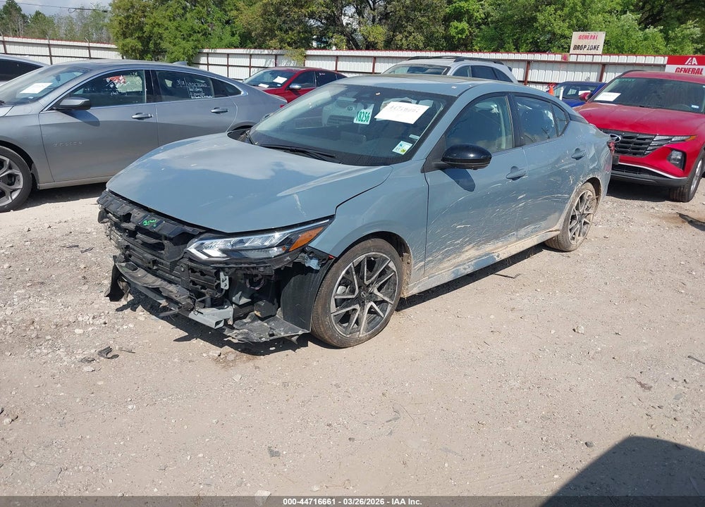 2025 NISSAN SENTRA SR VIN: 3N1AB8DV8SY270236