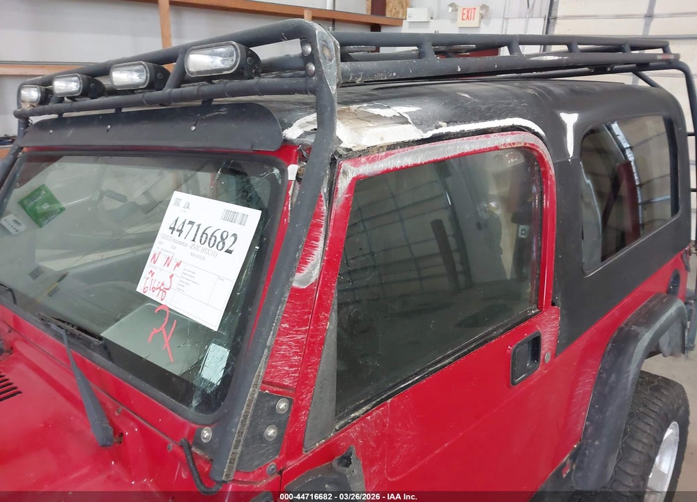 2005 JEEP WRANGLER UNLIMITED VIN: 1J4FA44S45P335393