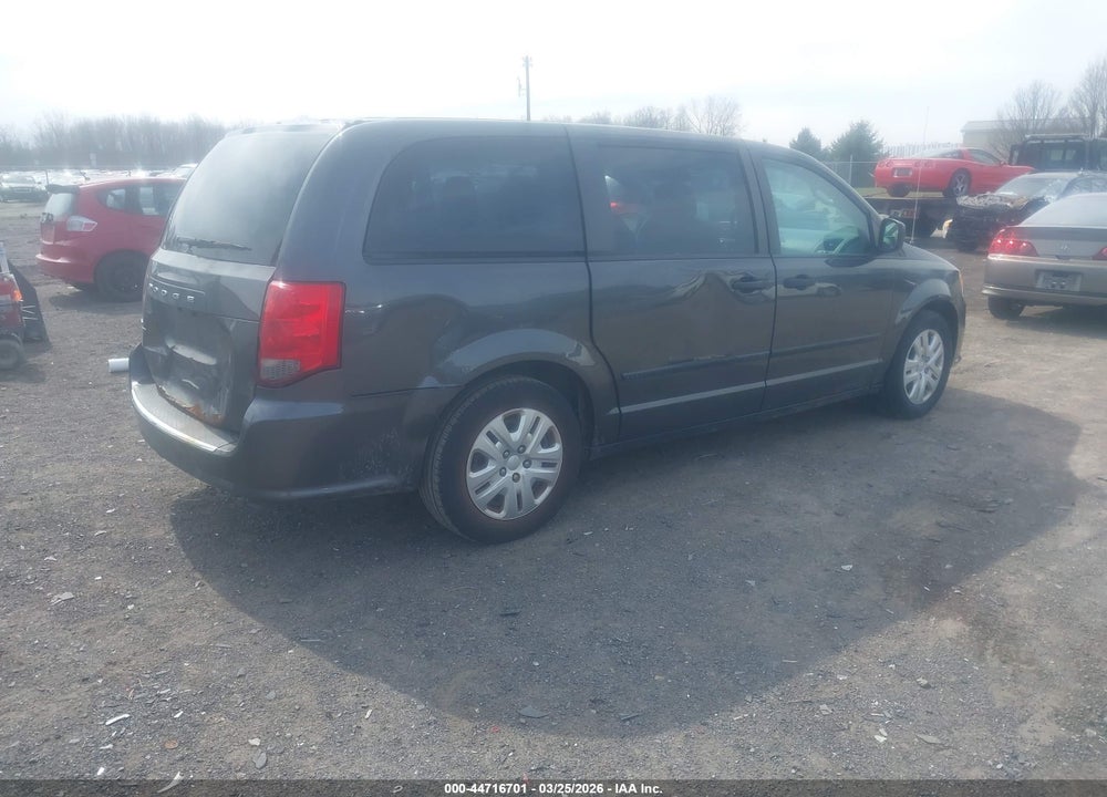 2016 DODGE GRAND CARAVAN AMERICAN VALUE PKG VIN: 2C4RDGBG7GR400782