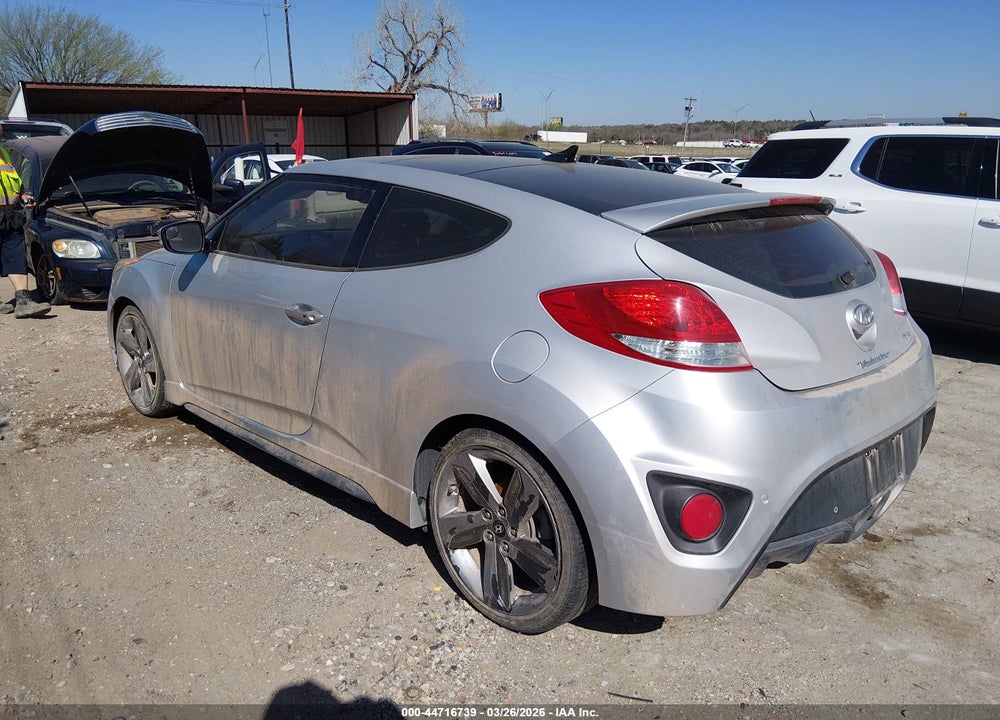 2014 HYUNDAI VELOSTER TURBO W/BLUE VIN: KMHTC6AE5EU197907