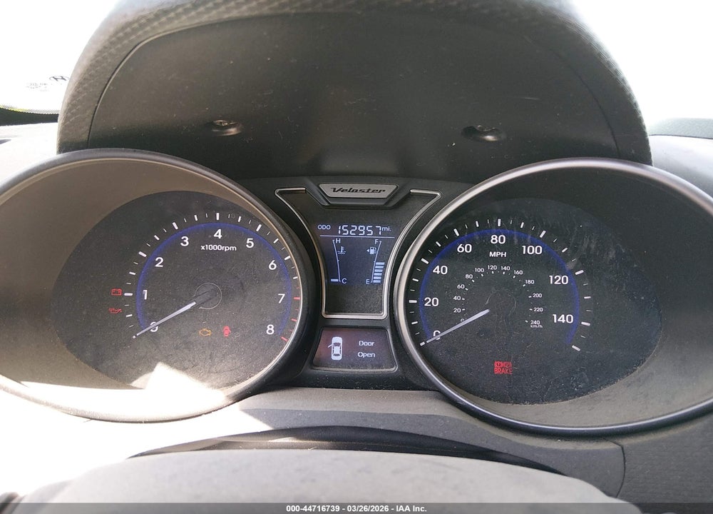 2014 HYUNDAI VELOSTER TURBO W/BLUE VIN: KMHTC6AE5EU197907