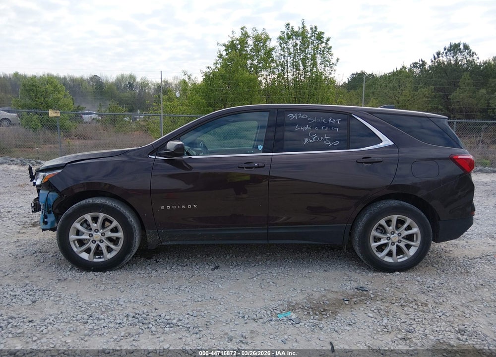 2020 CHEVROLET EQUINOX FWD LT 1.5L TURBO VIN: 2GNAXKEV1L6261835