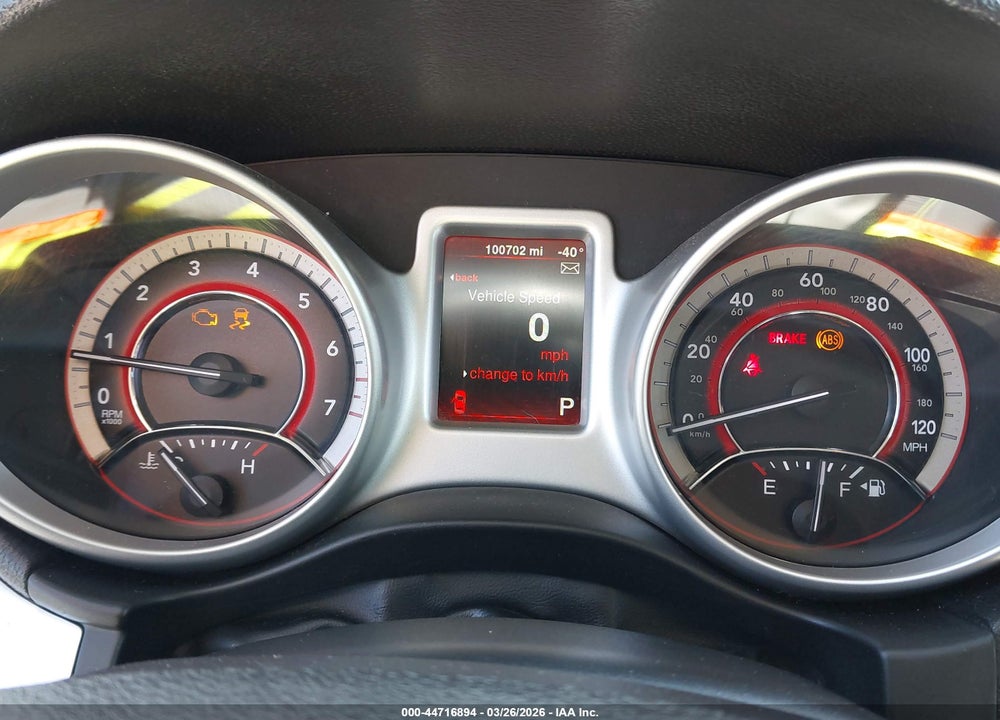 2016 DODGE JOURNEY SXT VIN: 3C4PDCBGXGT100263
