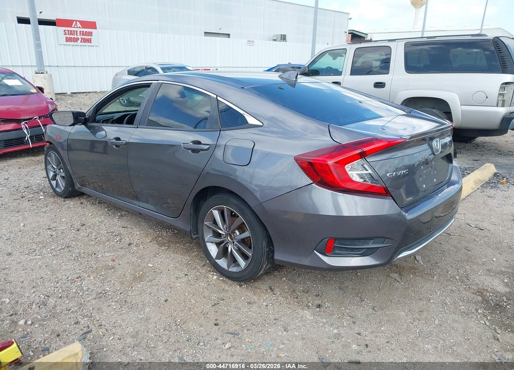 2019 HONDA CIVIC EX VIN: 19XFC1F35KE215375