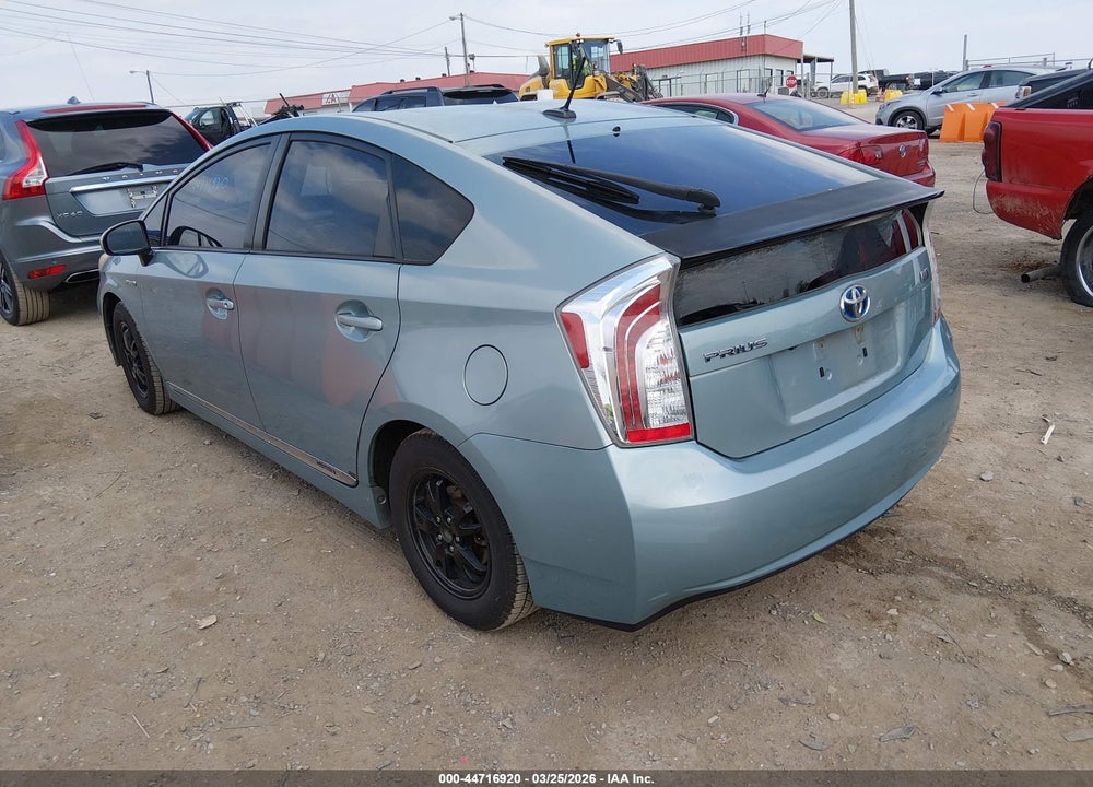 2013 TOYOTA PRIUS FOUR VIN: JTDKN3DU9D5561699