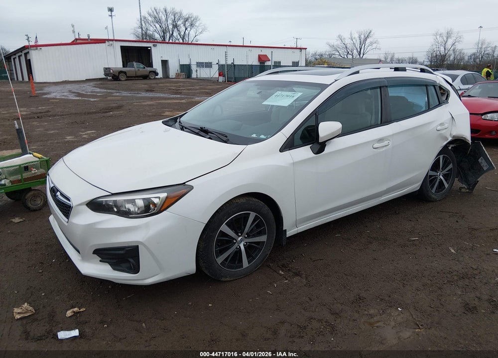 2019 SUBARU IMPREZA 2.0I PREMIUM VIN: 4S3GTAD63K3741318