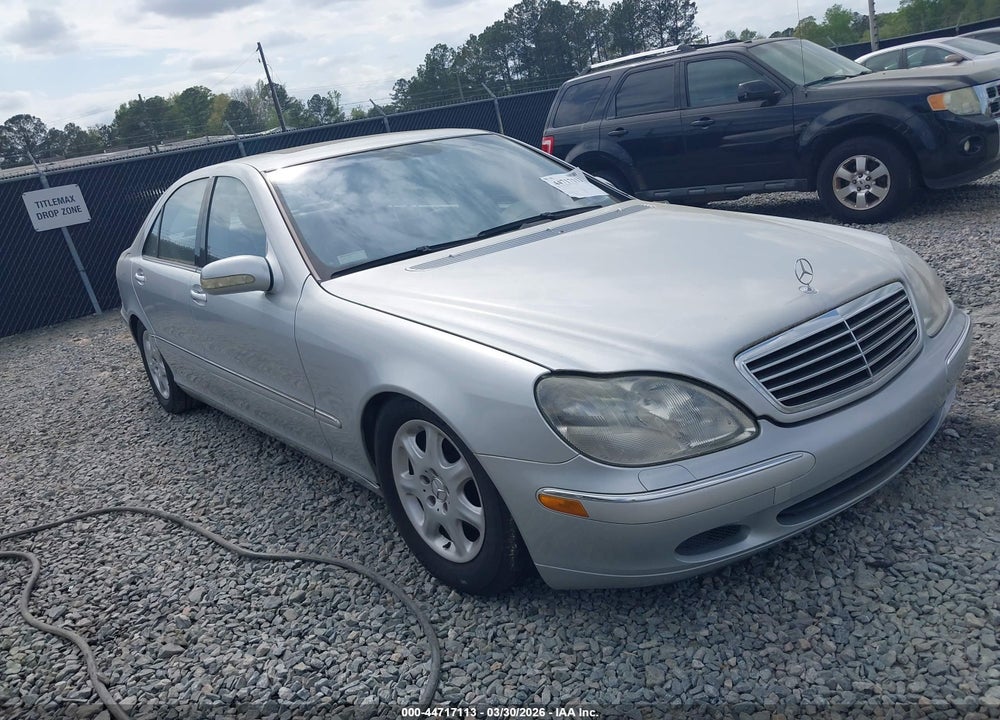 2002 MERCEDES-BENZ S 500 VIN: WDBNG75J02A244299