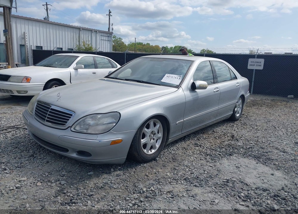2002 MERCEDES-BENZ S 500 VIN: WDBNG75J02A244299