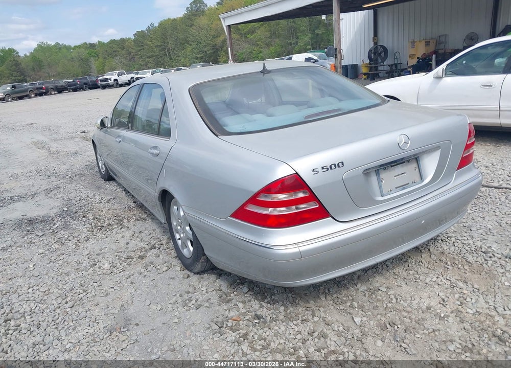 2002 MERCEDES-BENZ S 500 VIN: WDBNG75J02A244299