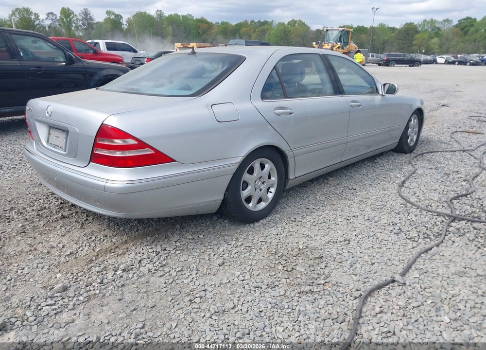 2002 MERCEDES-BENZ S 500 VIN: WDBNG75J02A244299