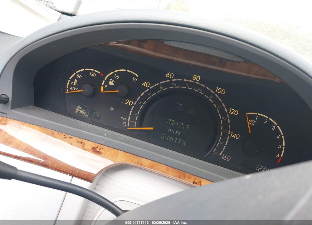 2002 MERCEDES-BENZ S 500 VIN: WDBNG75J02A244299