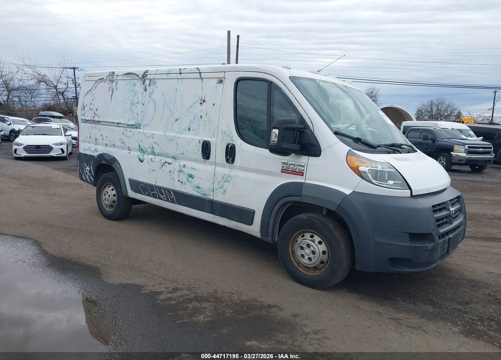 2017 RAM PROMASTER 1500 LOW ROOF 136 WB VIN: 3C6TRVAG0HE516722