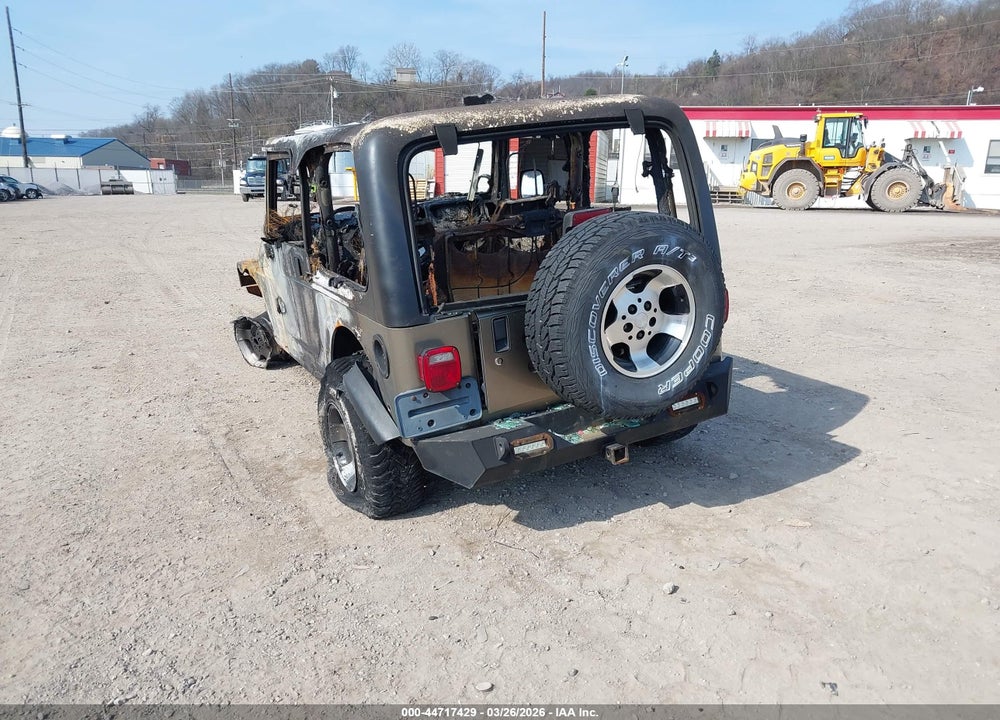 2003 JEEP WRANGLER SPORT VIN: 1J4FA49S33P337478
