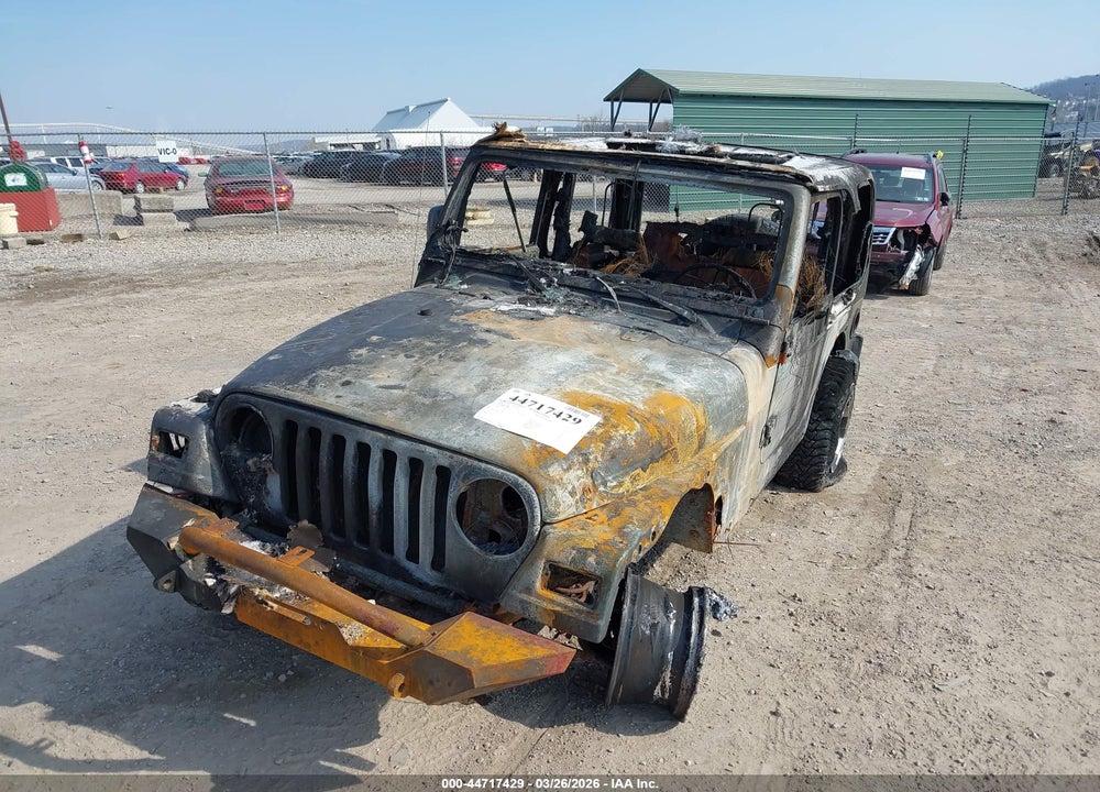 2003 JEEP WRANGLER SPORT VIN: 1J4FA49S33P337478