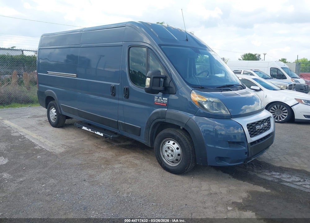2019 RAM PROMASTER 2500 HIGH ROOF 159 WB VIN: 3C6TRVDGXKE516939