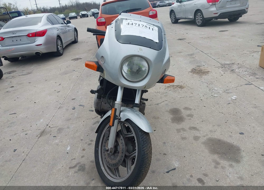 1985 BMW K100 VIN: WB1051108F0031251