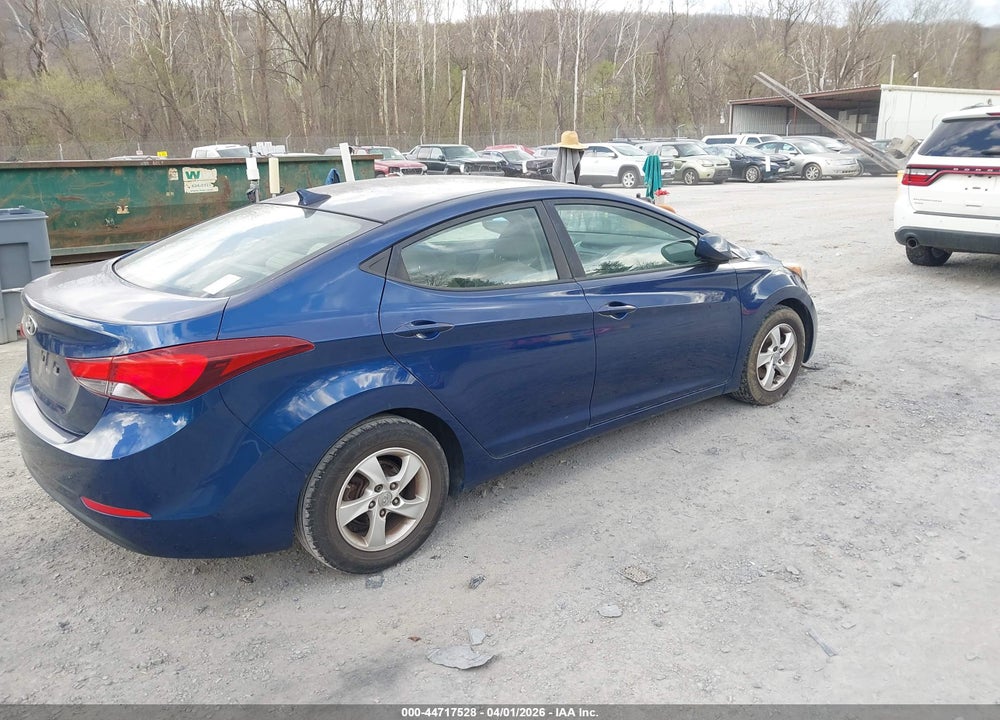 2015 HYUNDAI ELANTRA SE VIN: 5NPDH4AE5FH650126