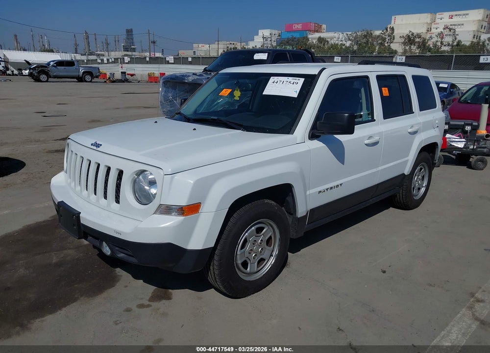 2017 JEEP PATRIOT SPORT FWD VIN: 1C4NJPBA1HD162127