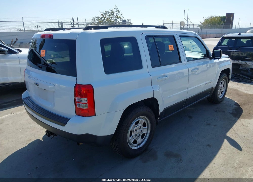 2017 JEEP PATRIOT SPORT FWD VIN: 1C4NJPBA1HD162127