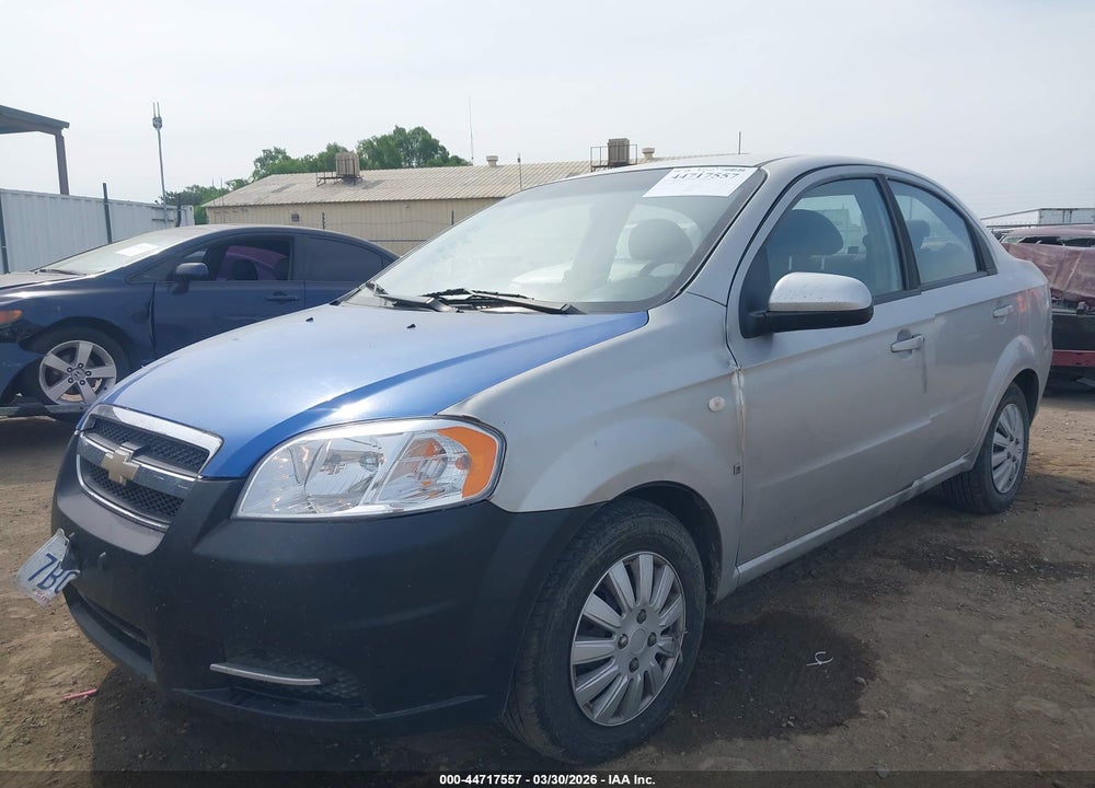 2008 CHEVROLET AVEO LS VIN: KL1TD56698B197851
