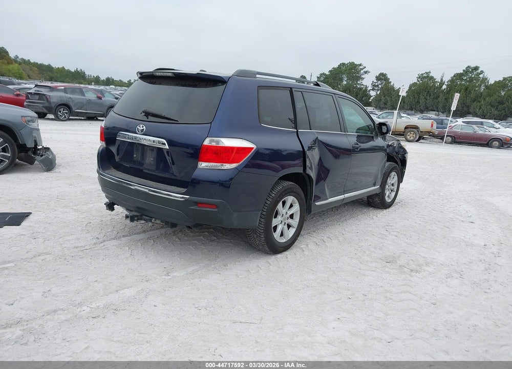 2013 TOYOTA HIGHLANDER SE V6 VIN: 5TDZK3EH5DS121353