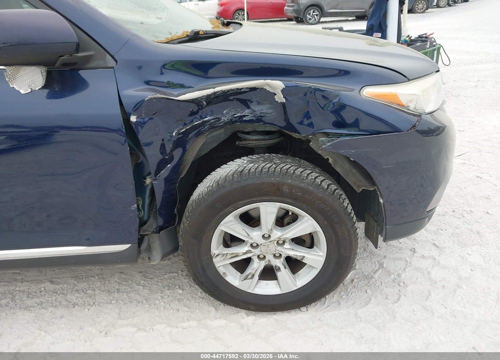 2013 TOYOTA HIGHLANDER SE V6 VIN: 5TDZK3EH5DS121353