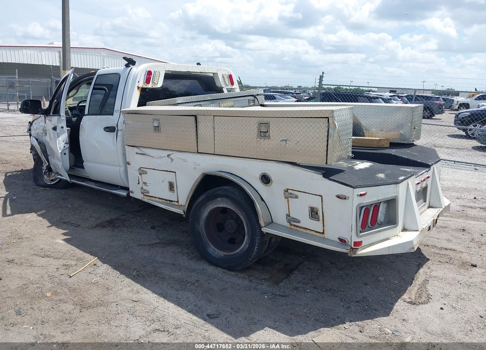 2009 DODGE RAM 3500 HD CHASSIS ST/SLT/LARAMIE VIN: 3D6WG48L79G520601