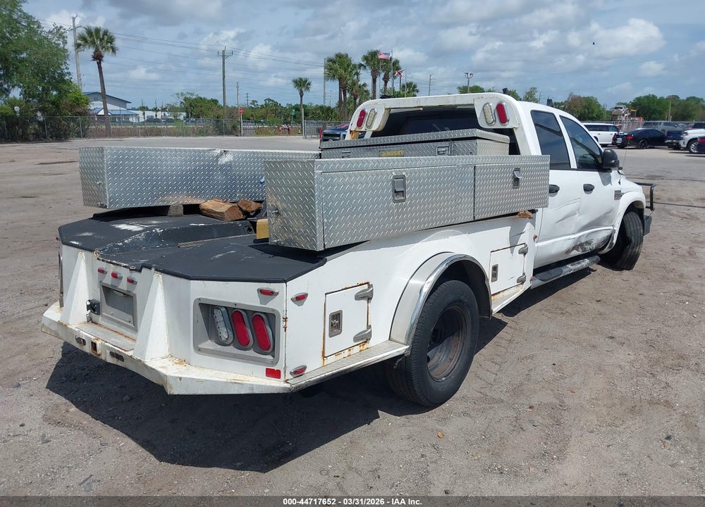 2009 DODGE RAM 3500 HD CHASSIS ST/SLT/LARAMIE VIN: 3D6WG48L79G520601