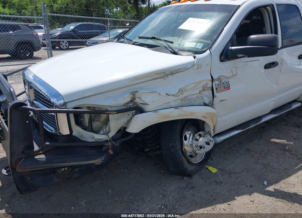 2009 DODGE RAM 3500 HD CHASSIS ST/SLT/LARAMIE VIN: 3D6WG48L79G520601