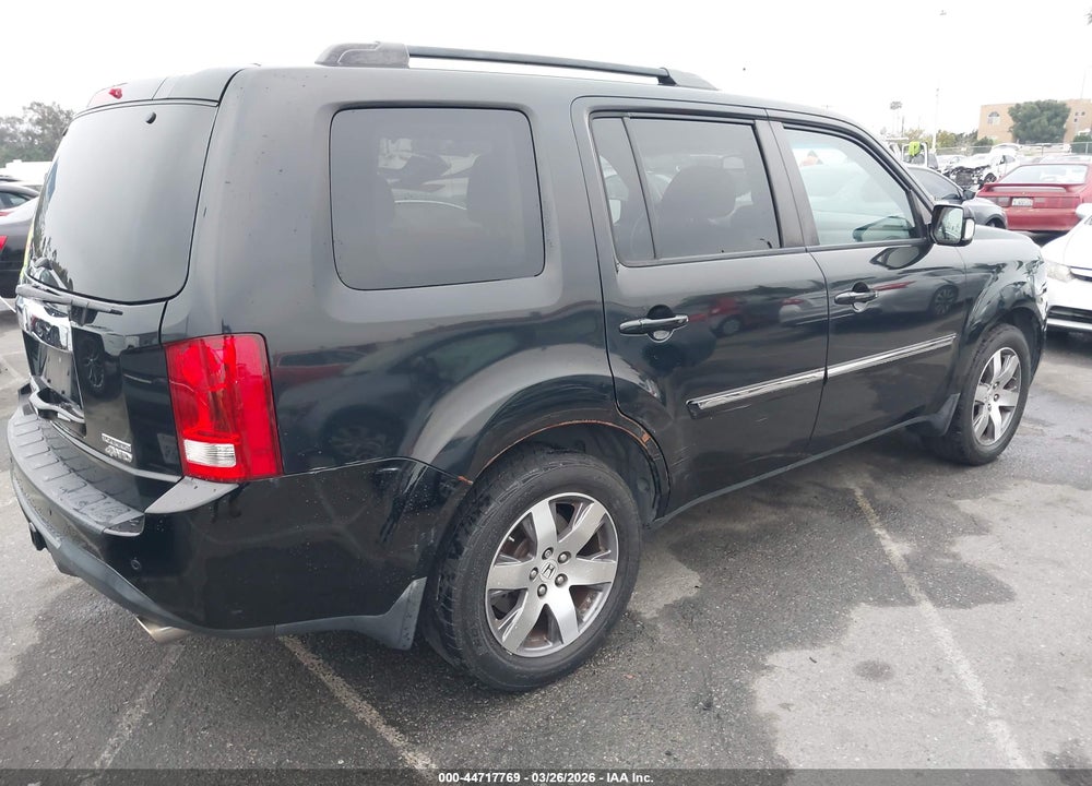 2014 HONDA PILOT TOURING VIN: 5FNYF4H95EB035248