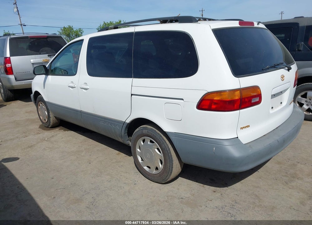 1999 TOYOTA SIENNA LE VIN: 4T3ZF13C5XU096344