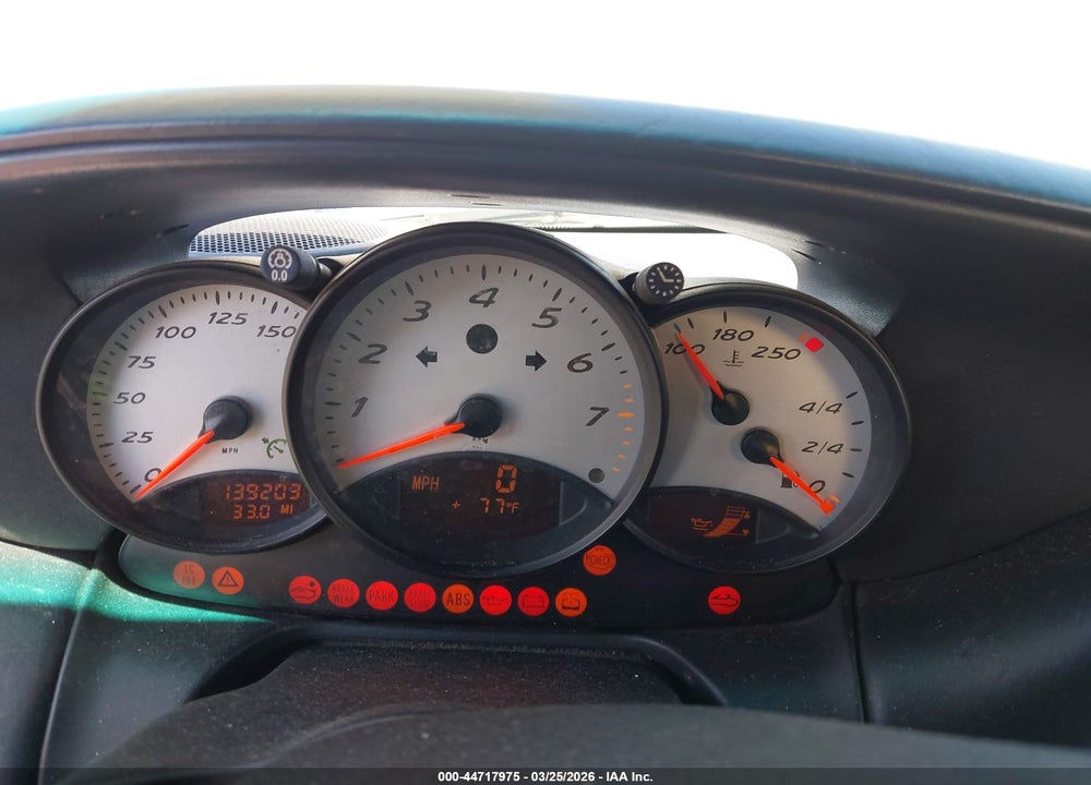 1998 PORSCHE BOXSTER VIN: WP0CA2980WS621119