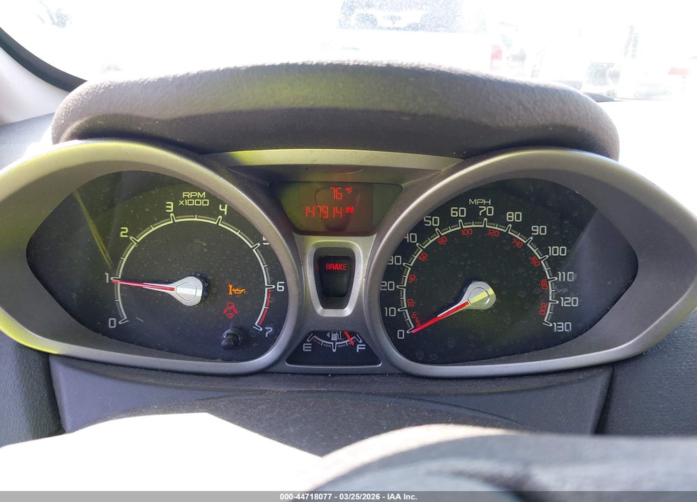 2011 FORD FIESTA SE VIN: 3FADP4EJXBM144098