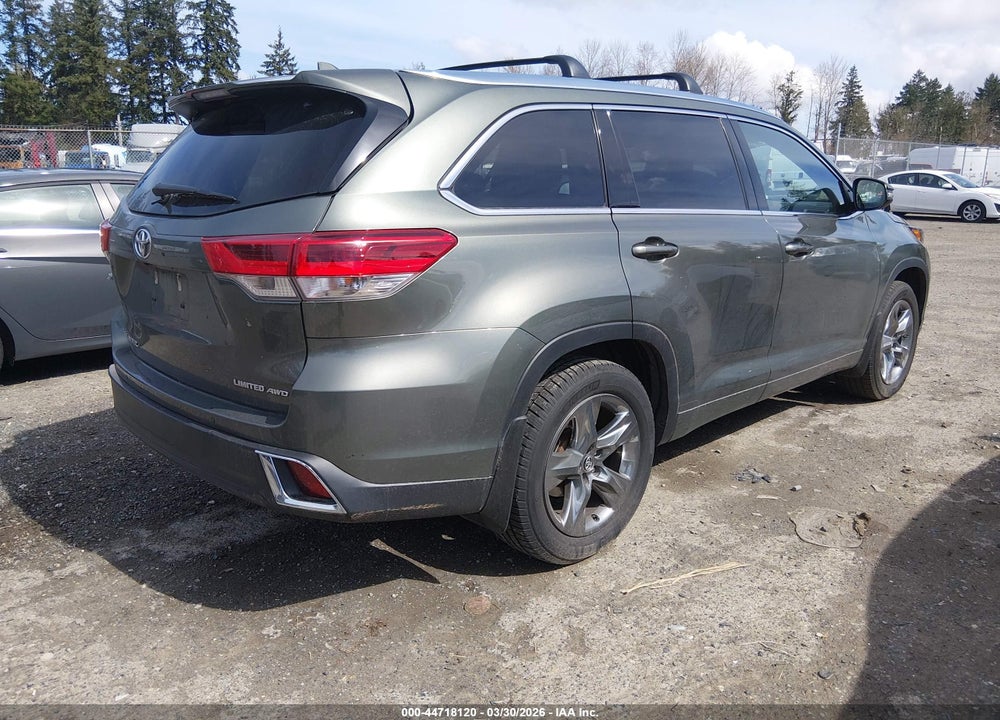 2019 TOYOTA HIGHLANDER LIMITED PLATINUM VIN: 5TDDZRFH7KS928008