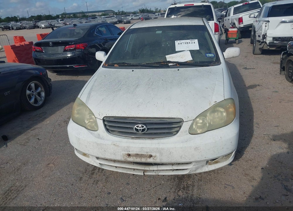 2003 TOYOTA COROLLA LE VIN: JTDBR32E530017521