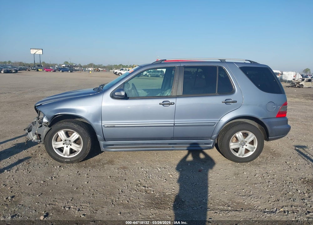 2005 MERCEDES-BENZ ML 500 4MATIC VIN: 4JGAB75E25A550678