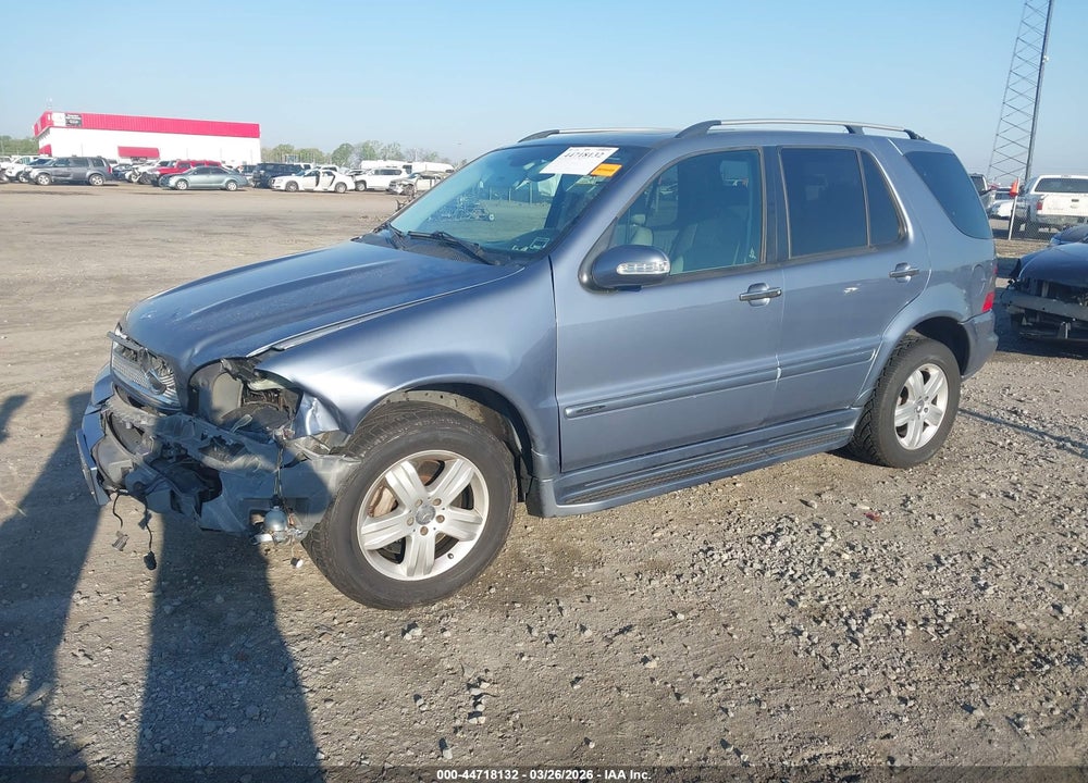 2005 MERCEDES-BENZ ML 500 4MATIC VIN: 4JGAB75E25A550678