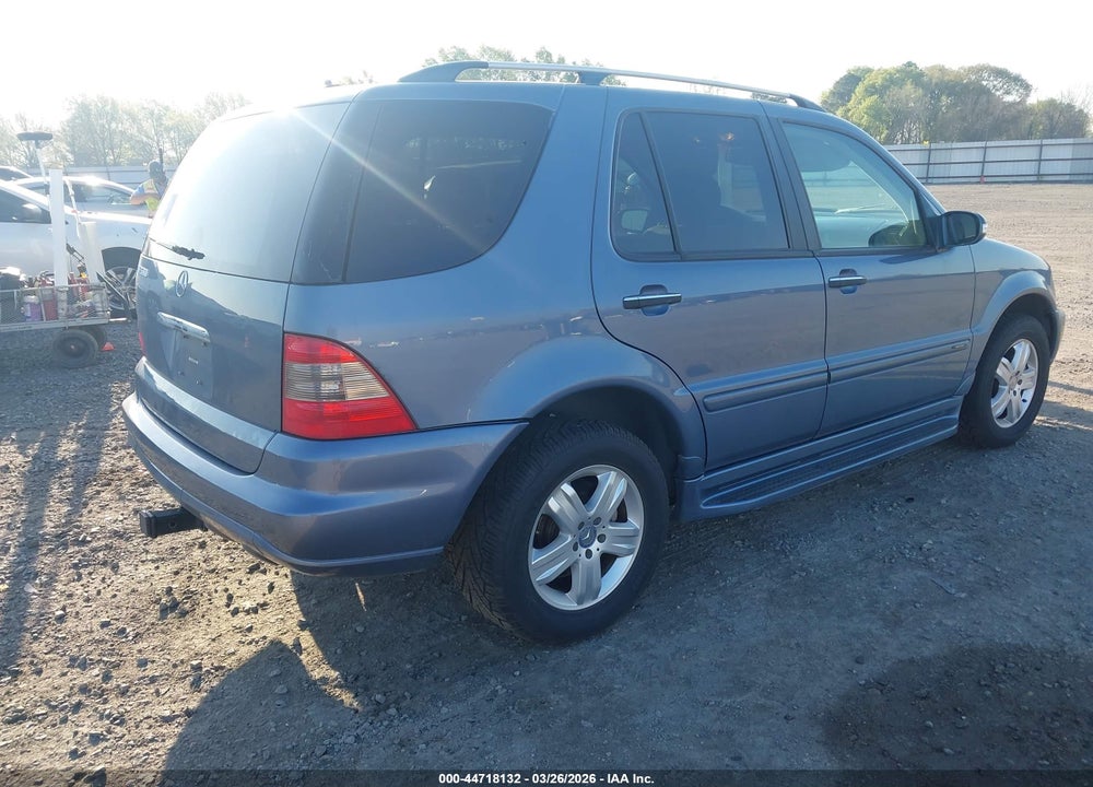 2005 MERCEDES-BENZ ML 500 4MATIC VIN: 4JGAB75E25A550678