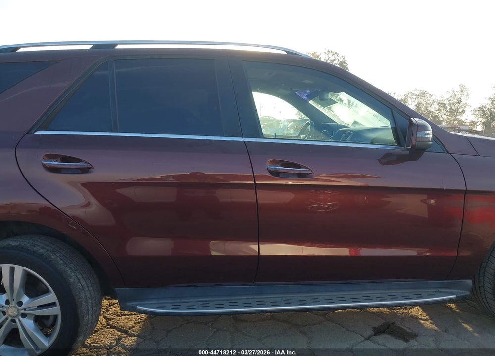 2013 MERCEDES-BENZ ML 350 4MATIC VIN: 4JGDA5HBXDA174459